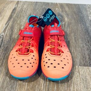 Stride Rite Phibian orange and coral size 2